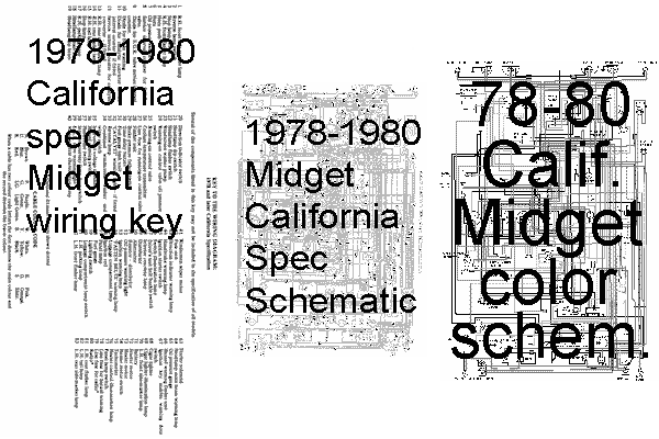 MG Midget Wiring Diagrams Diagram for Headlights 1978 MG Midget